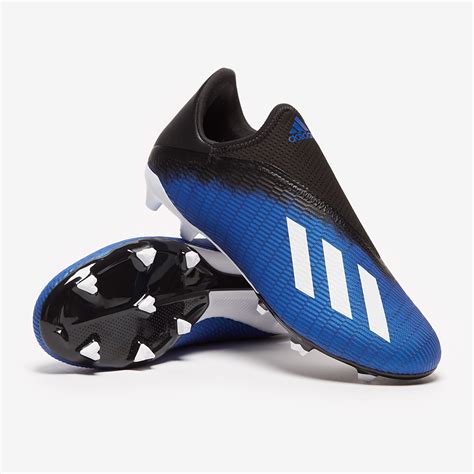 adidas x 19.3 laceless fg voetbalschoenen blauw/zwart|adidas X 19.3 Laceless FG .